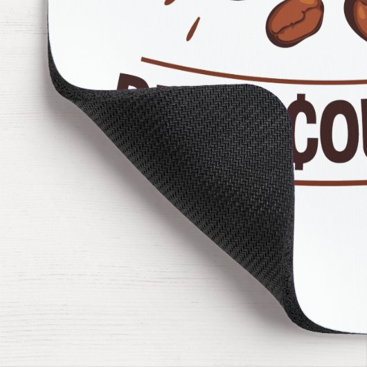 大きな悪いBeanカウンターおもしろい会計士CPA マウスパッド (コーナー)