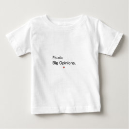 大きな意見を持つ赤ちゃんのTシャツ ベビーTシャツ