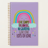 大きな愛を夢見るだけで生きる与え愛 プランナー手帳 (正面)