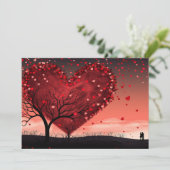 大きな愛を込めて：あなたの手紙を書いて - バレンタインカード シーズンカード (スタンド正面)