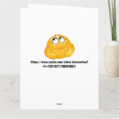 大きな愛 / バレンタインなど カード (裏面)