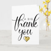 大きな感謝を込めて　ありがとう　感謝のクリップアート　どういたしまして カード (黄色い花)