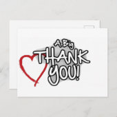 大きな感謝を込めて ポストカード (正面/裏面)