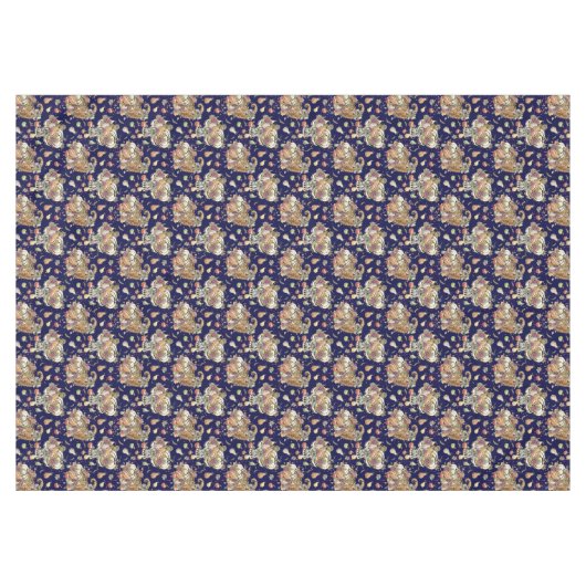 大きな感謝祭のテーブルクロス テーブルクロス (正面(横))