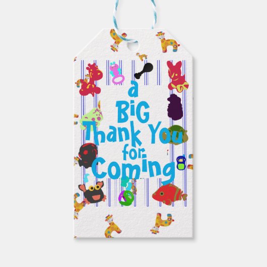 大きな感謝 ギフトタグ (正面)