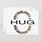 大きな抱擁 ポストカード (正面/裏面)