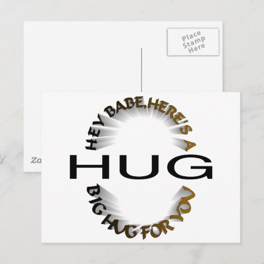 大きな抱擁 ポストカード (正面/裏面)