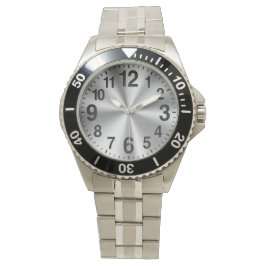 大きな数読の高齢者の腕時計への簡単 腕時計