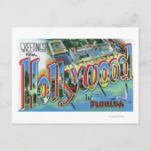 大きな文字のシーン、3からの挨拶 ポストカード (正面)