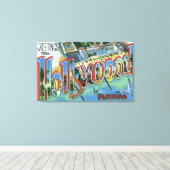 大きな文字のシーン、5からの挨拶 キャンバスプリント (インサイチュ (ウッドフロア))