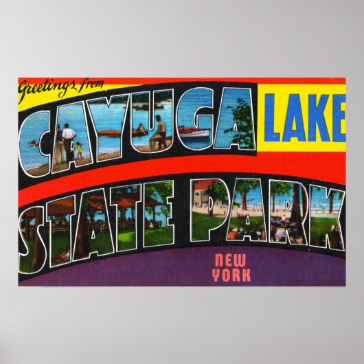 大きな文字のシーン、5からの挨拶 ポスター (正面)