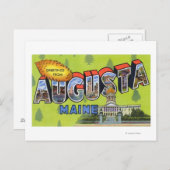 大きな文字のシーン、5からの挨拶 ポストカード (正面/裏面)