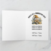 大きな新年、お誕生日など カード (内部)