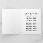 大きな新年、お誕生日など カード (内部)