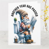 大きな新年、お誕生日など カード (黄色い花)