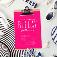 大きな日の逃避行先の花嫁お披露目パーティー