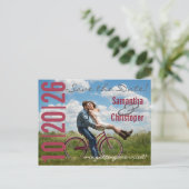 大きな日付写真はがきを保存 案内ポストカード (スタンド正面)