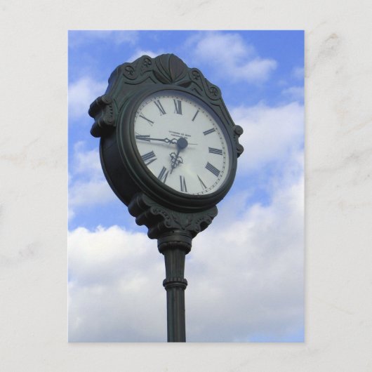 大きな時計 ポストカード (正面)