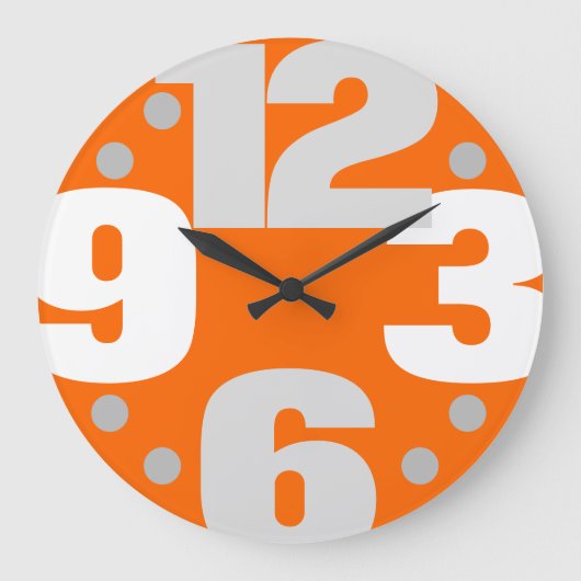大きな時間 ラージ壁時計 (正面)