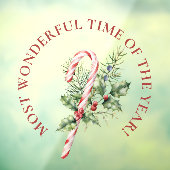 大きな最も素晴らしい時間、キャンディーケーンクリスマス ウィンドウサイン (シート3)