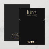 大きな月の相 ネックレス ディスプレイホルダー 招待状 (正面/裏面)