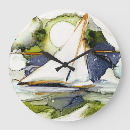 大きな月時計 ラージ壁時計 (正面)