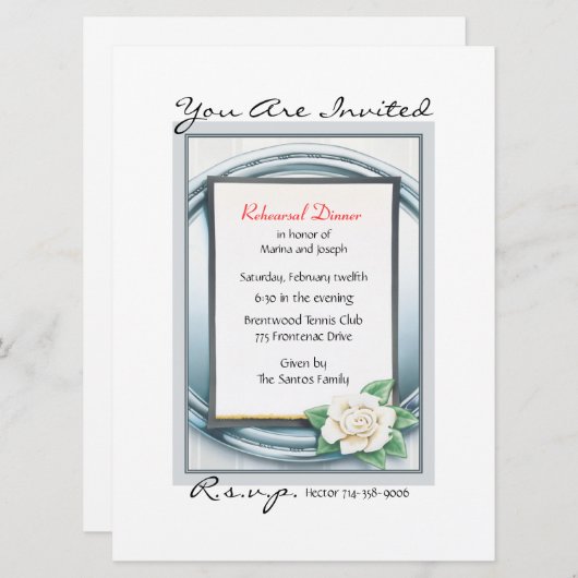 大きな期待の© 招待状 (正面/裏面)