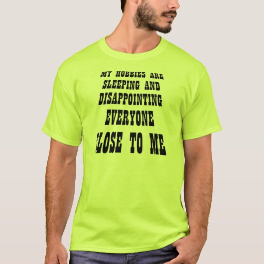 大きな期待外れの面白いTシャツ Tシャツ (正面)