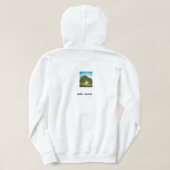大きな木と静かなひととき – ナチュラルTシャツ パーカ (デザイン裏面)