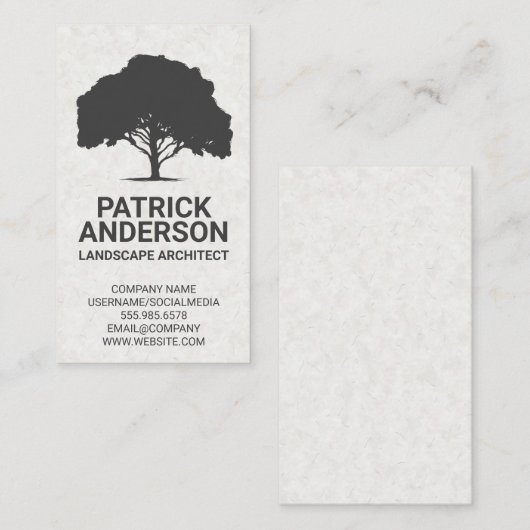 大きな木 |ガーデナー 名刺 (正面/裏面)