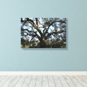 大きな木 キャンバスプリント (インサイチュ (ウッドフロア))