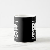 大きな本が好きで我慢できないマグカップ コーヒーマグカップ (中央)