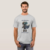 大きな本が好きで我慢できない Tシャツ (正面フル)