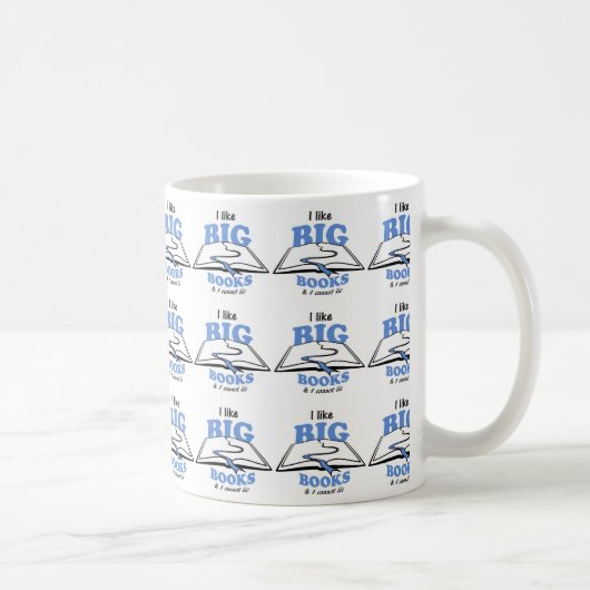大きな本が好き コーヒーマグカップ (右)