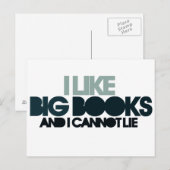 大きな本が好き ポストカード (正面/裏面)