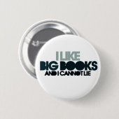 大きな本が好き 缶バッジ (正面&裏面)
