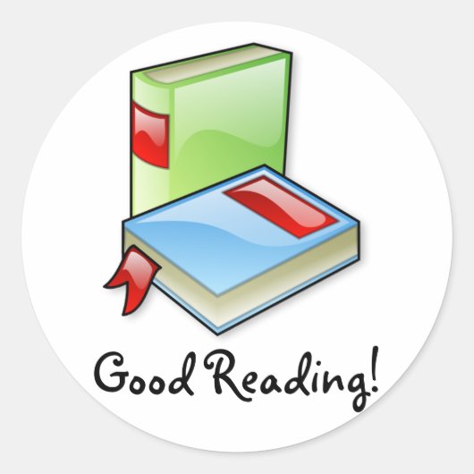 大きな本 ラウンドシール (正面)