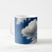 大きな柔らかい雲 コーヒーマグカップ (正面左)