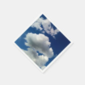 大きな柔らかい雲 スタンダードカクテルナプキン (角)