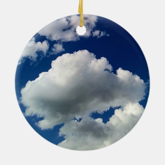 大きな柔らかい雲 セラミックオーナメント (裏面)