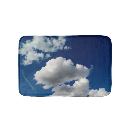 大きな柔らかい雲 バスマット (正面)