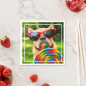 大きな棒つきキャンデー スタンダードカクテルナプキン (インサイチュ)