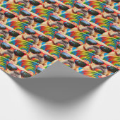 大きな棒つきキャンデー ラッピングペーパー (角)