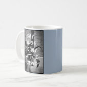 大きな植物、私の小さな友人 コーヒーマグカップ (正面左)