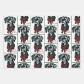 大きな正気のクリスマス ラッピングペーパーシート (正面2)