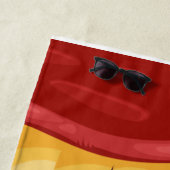 大きな歯をした怪物の口 ビーチタオル (インサイチュ)