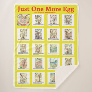 大きな毛布もう1個だけ卵 シェルパブランケット