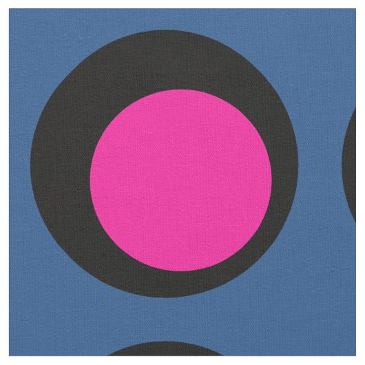 大きな水玉模様パターン ファブリック (クローズアップ)