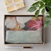 大きな汚れたシックなピンクのフラミンゴフローラの切り離し 薄葉紙 (ギフト)