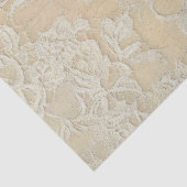 大きな汚れたシックなピンクのフラミンゴフローラの切り離し 薄葉紙 (詳細)